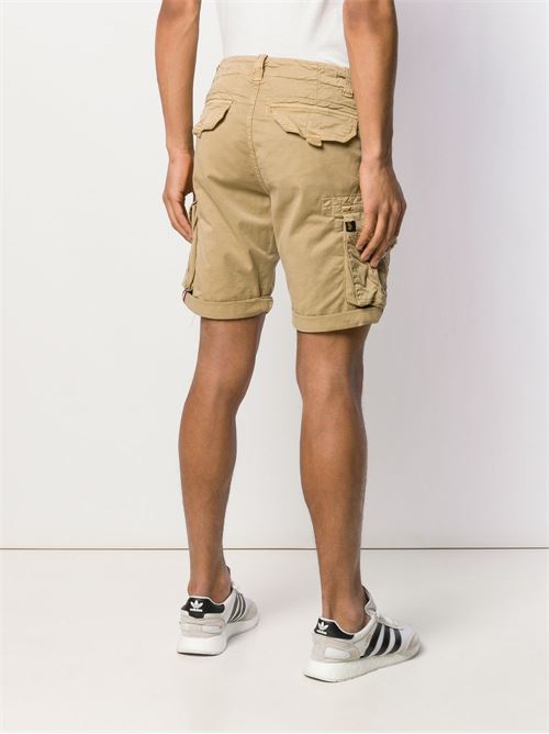 Pantalone cargo uomo Alpha Industries kaki con patch Alpha Industries | 17620314